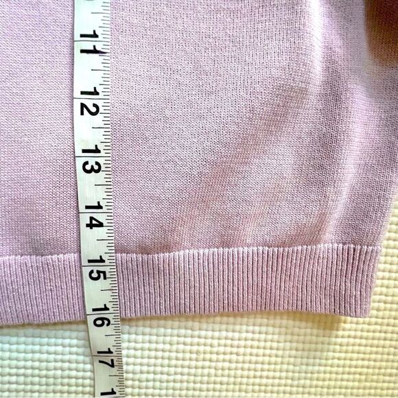 Revolve Majorelle Petunia Pastel Purple/Lilac Crop Sweater NWOT Small - Picture 7 of 15
